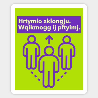 Gibberish! Hrtymio... Sticker